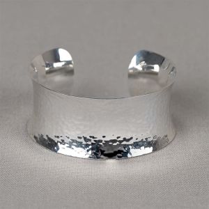 Armband zilver hamerslag