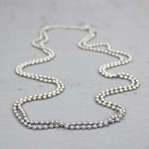 Ball necklace aluminium 