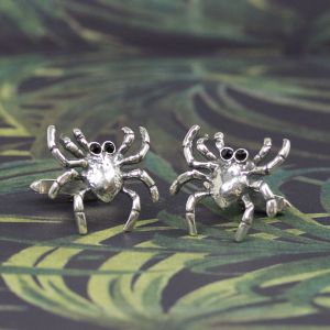 Wildlife Manschettenknöpfe Spider Silber