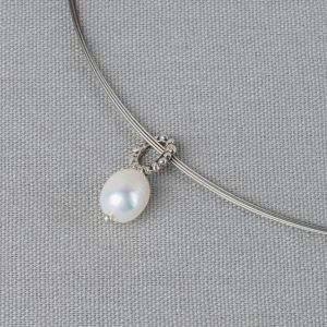 Hanger zilver oxy Parel