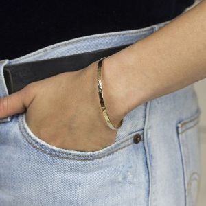 Rinkelarmband Goldfilled hamerslag