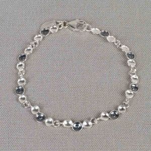 Armband zilver oxy / wit