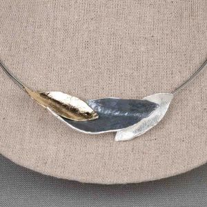 Hanger zilver oxy / wit