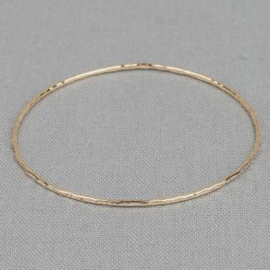 Rinkle bracelet thin gold filled