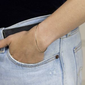 Rinkelarmband Goldfilled dun