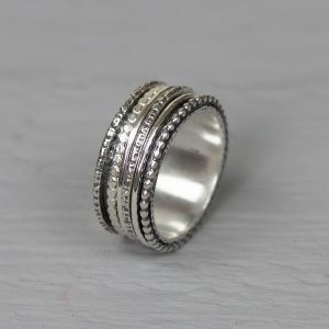 Ring silver playful