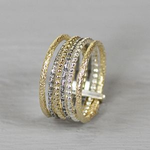 Ring LIMITED zilver + Goldfilled