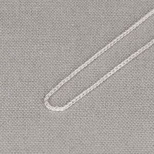 Collier zilver/oxy Spiga 42cm