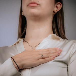 N.O.O.R. | Ring Blauwe Topaas strak