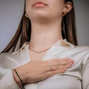 N.O.O.R. | Ring Witte Topaas strak