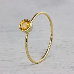 N.O.O.R. | Ring Citrien strak