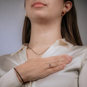 N.O.O.R. | Ring Amethist strak