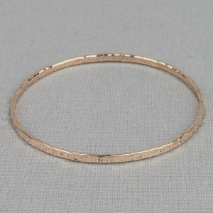 Rinkelarmband Goldfilled hamerslag 