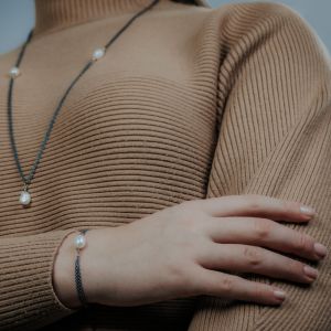 Armand zilver oxy Parel en Toermalijn