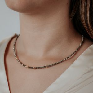 Collier Pyriet + crea Goldfilled