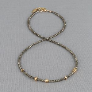 Collier Pyriet + crea Goldfilled