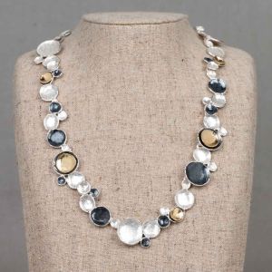 Collier drie kleuren bubbels