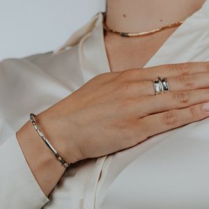 Klemarmband lucky drie kleuren