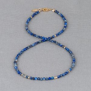 Collier LIMITED Lapis + Goldfilled