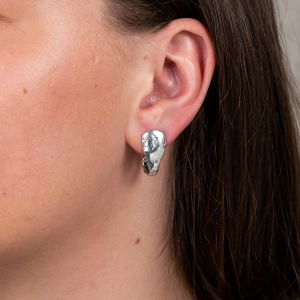 Oorbel zilver oxy Anker