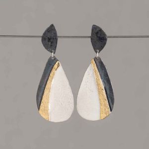 Oorbel zilver, oxy, verguld Susan