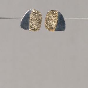 Oorstekers Susan zilver + oxy + verguld