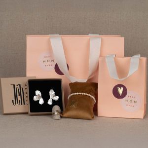 Cadeautasje poederroze klein