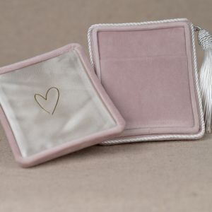 Giftbox met klosje oud roze