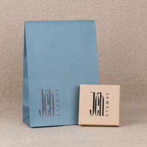 Verpackung blau + Logo