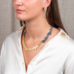 Collier wolken twee kleuren