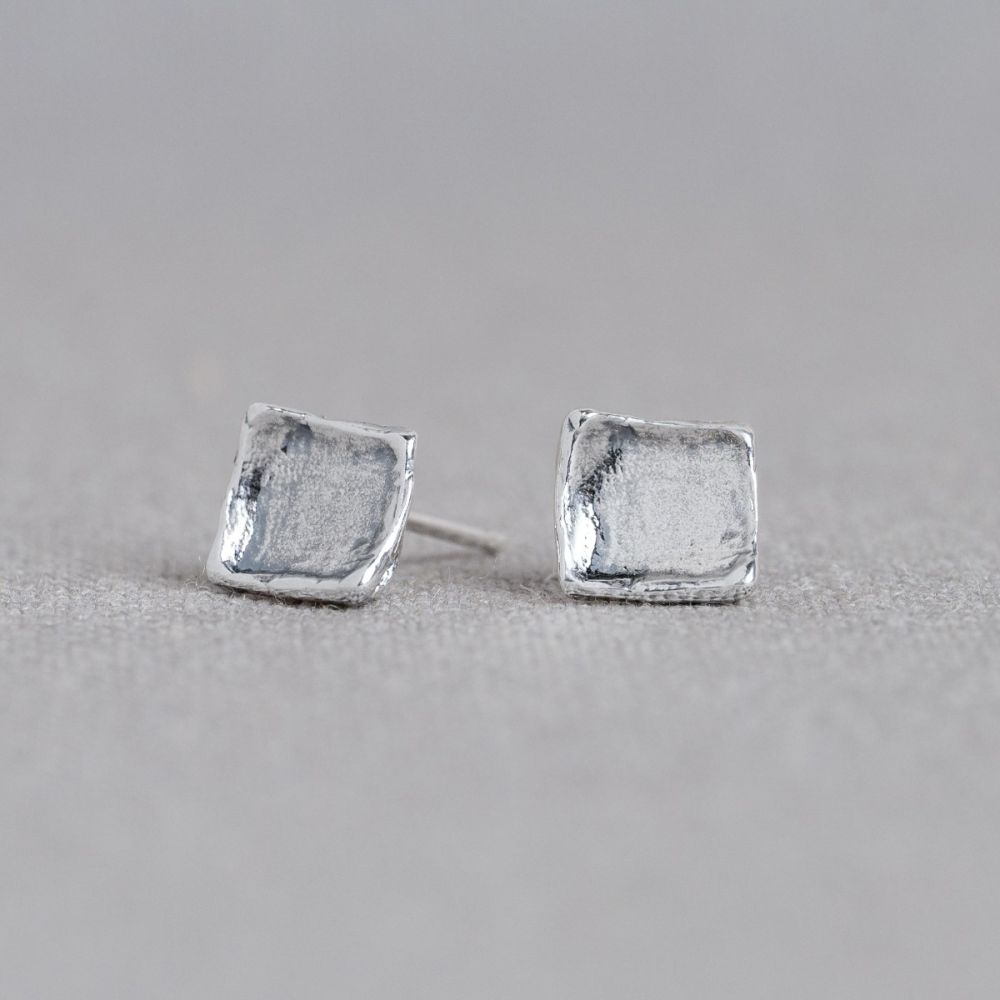 Oorbel oxy shiny vierkant