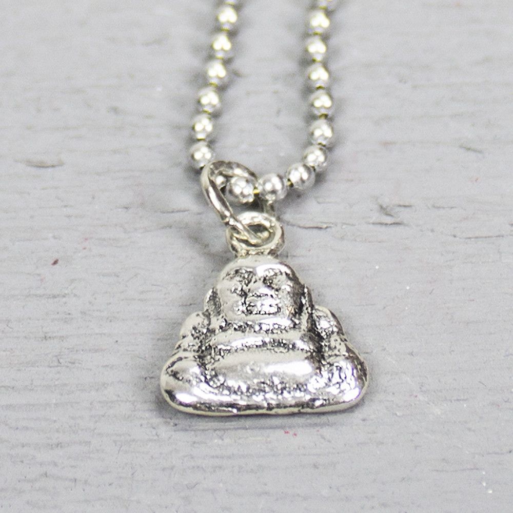 Hanger boeddha zilver oxy