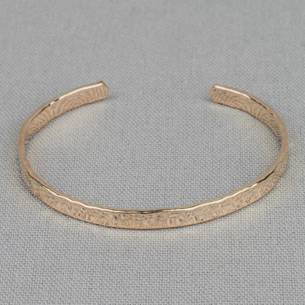 Klemband Goldfilled hamerslag