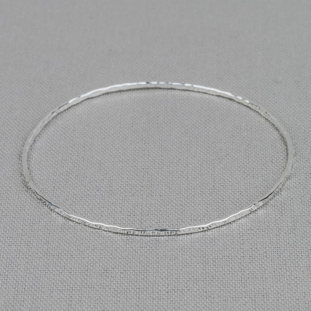 Rinkelarmband zilver dun