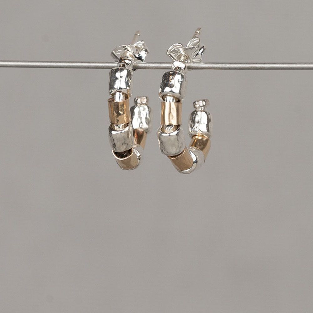 Creool zilver + Goldfilled