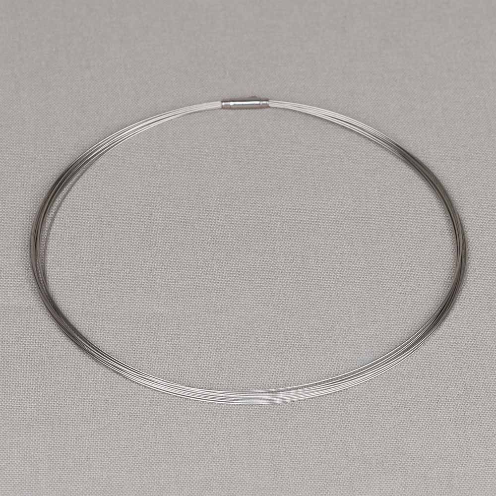 Spang edelstaal 10-draads krokodilbeksluiting