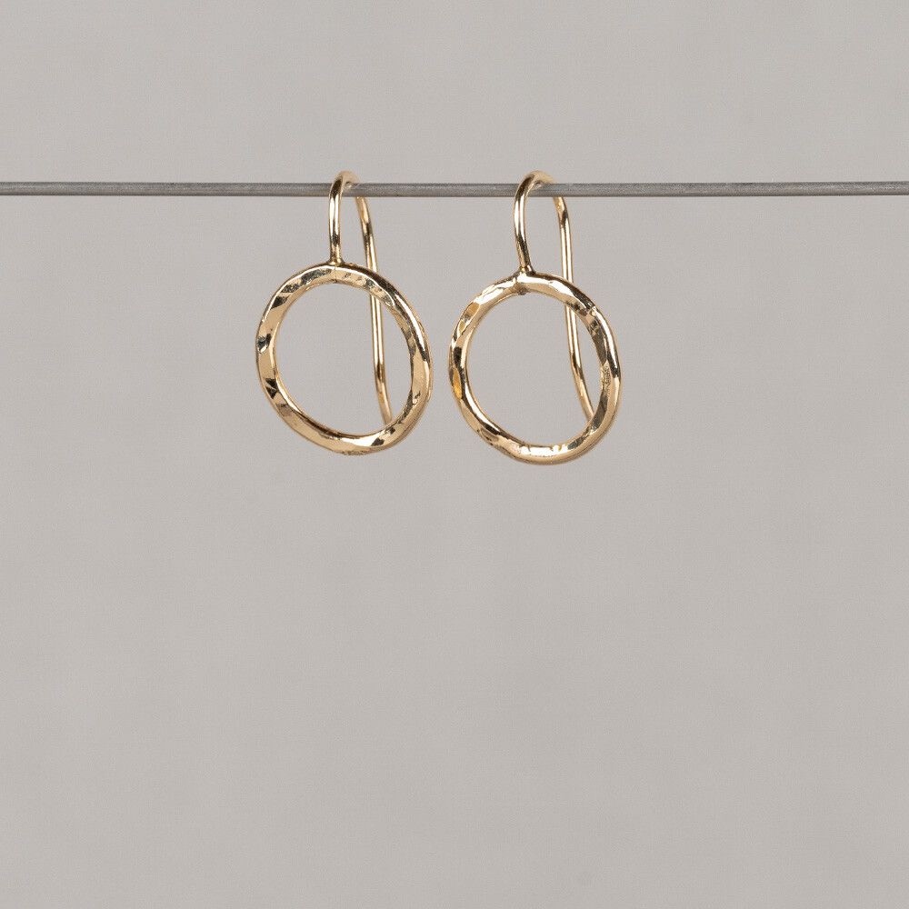 Oorhanger Goldfilled open rond