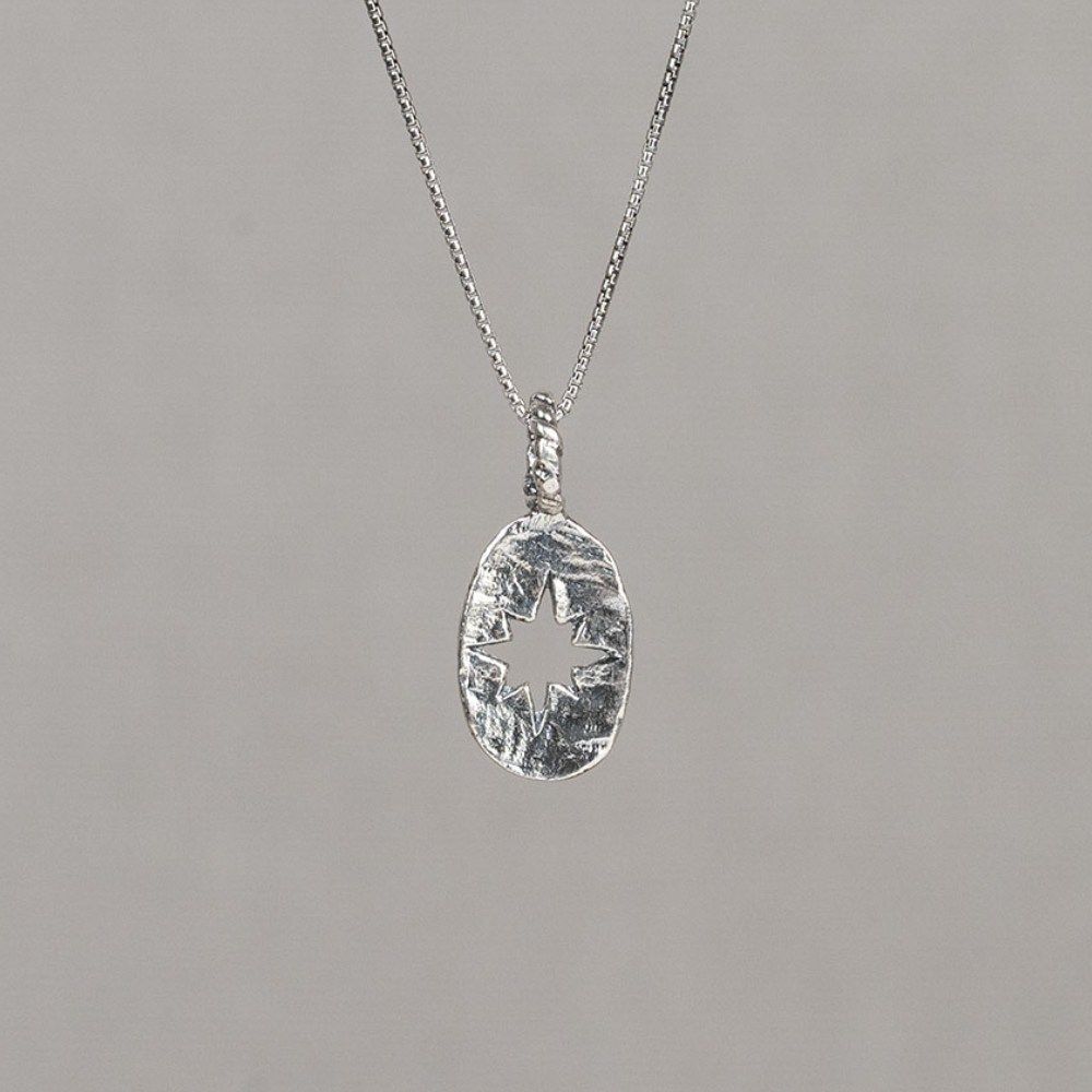 Collier zilver oxy lichtflits