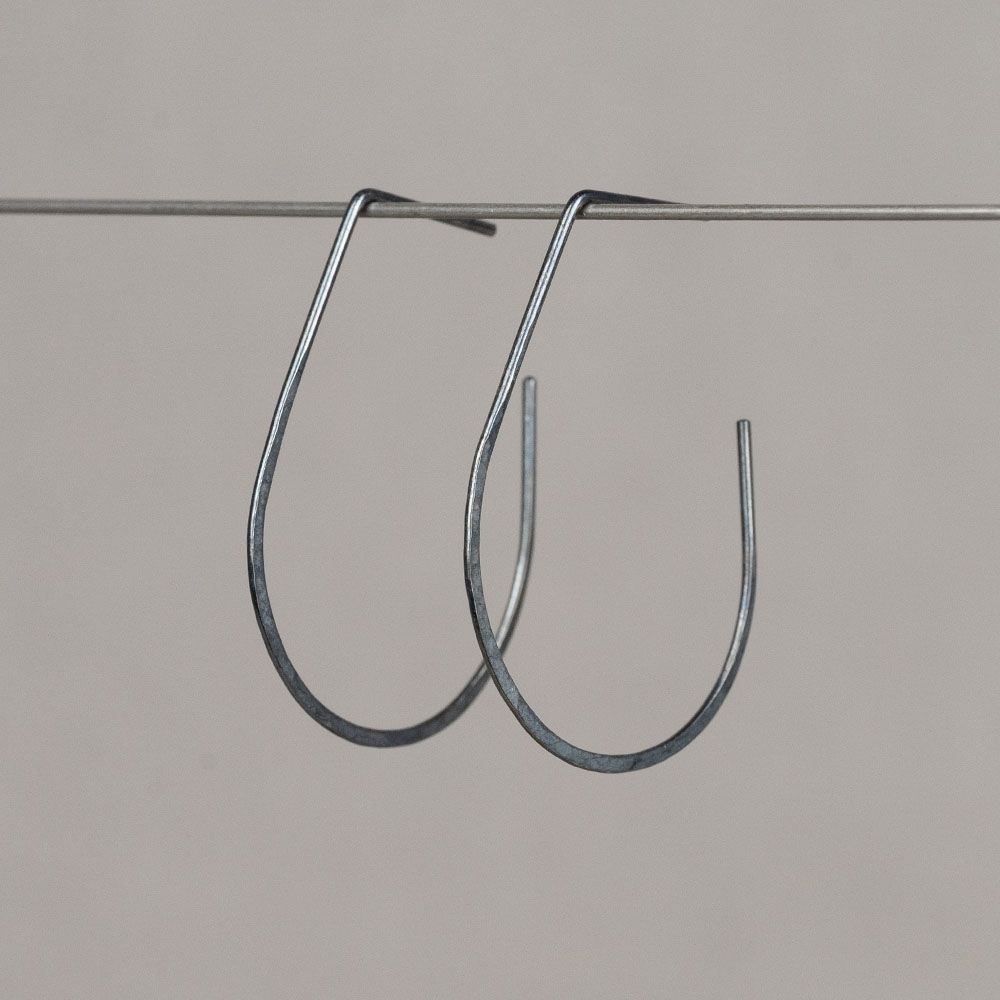 Oorhanger silver oxy haak