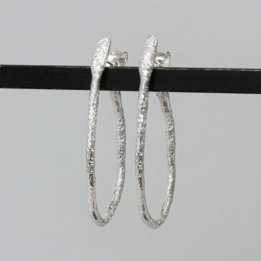 Hoepels creatief zilver