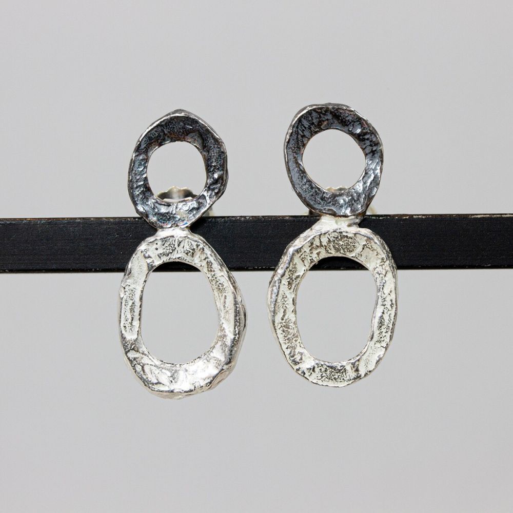 Oorstekers duo ovaal