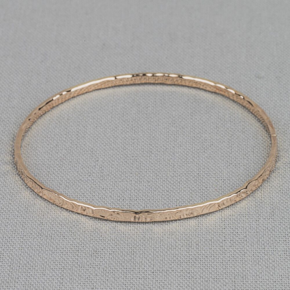 Rinkelarmband Goldfilled hamerslag 