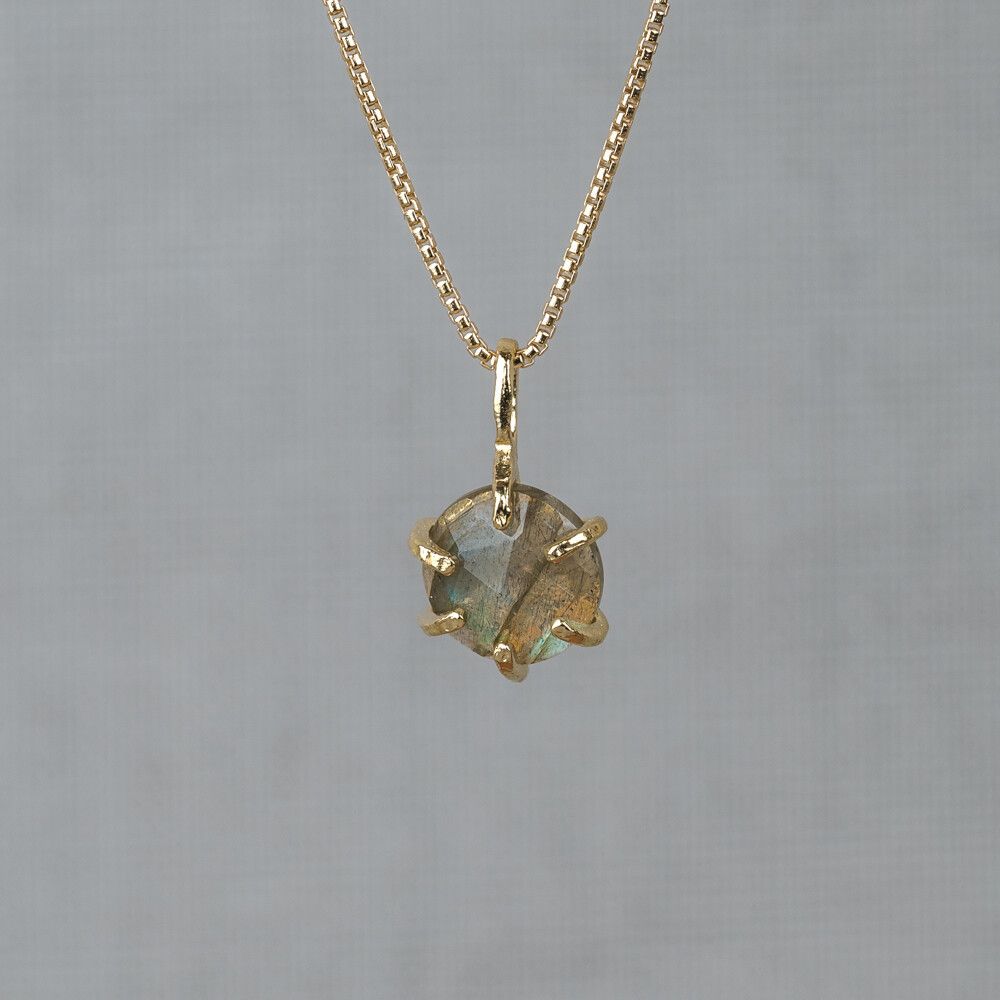 Collier Roosje + Labradoriet