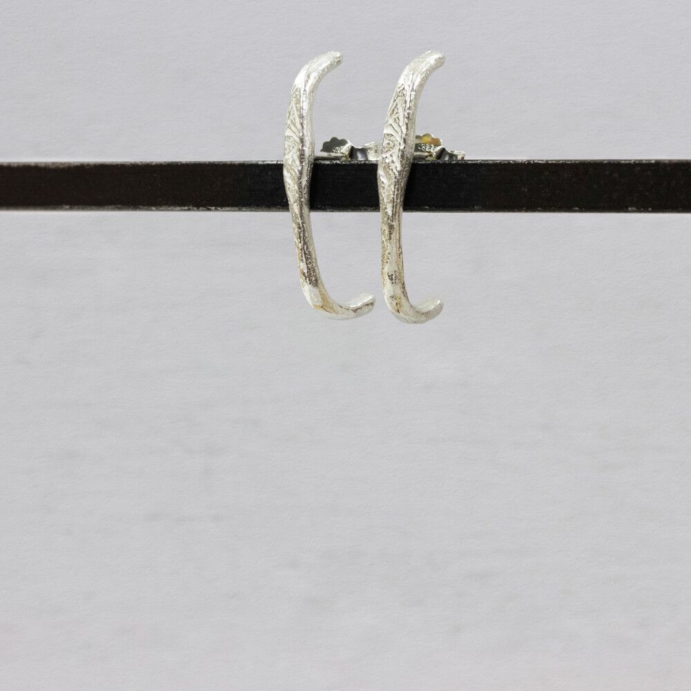 Oorsieraad zilver recht