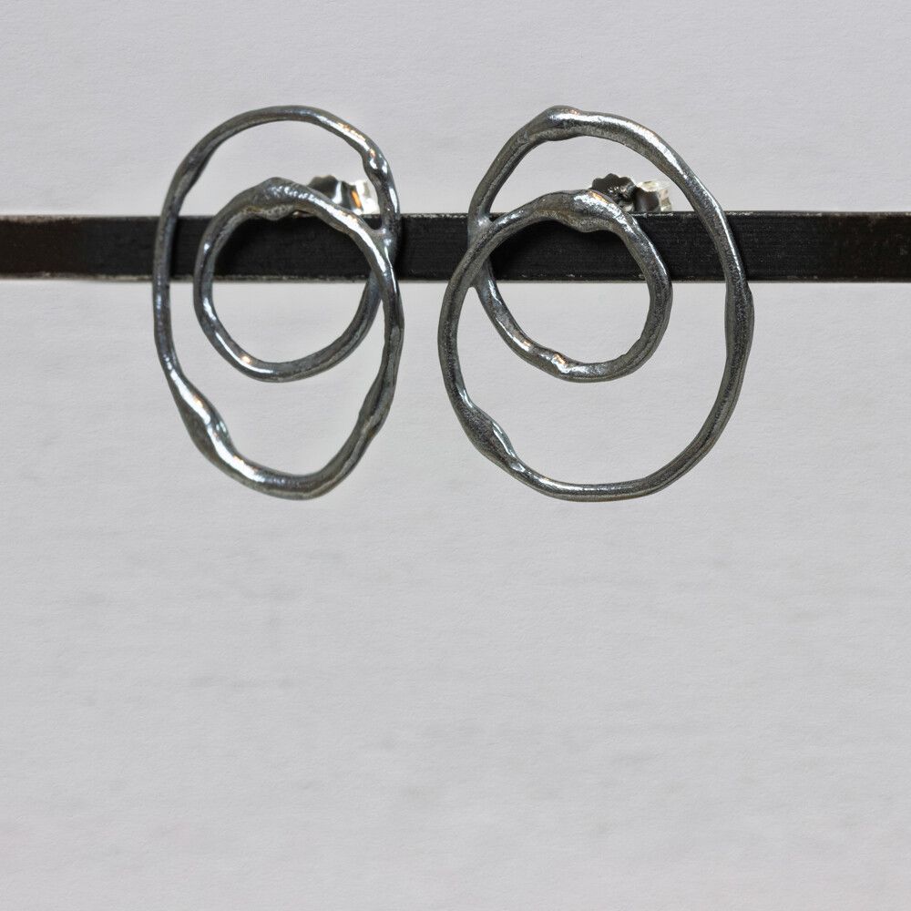 Oorsteker kunstig zilver oxy