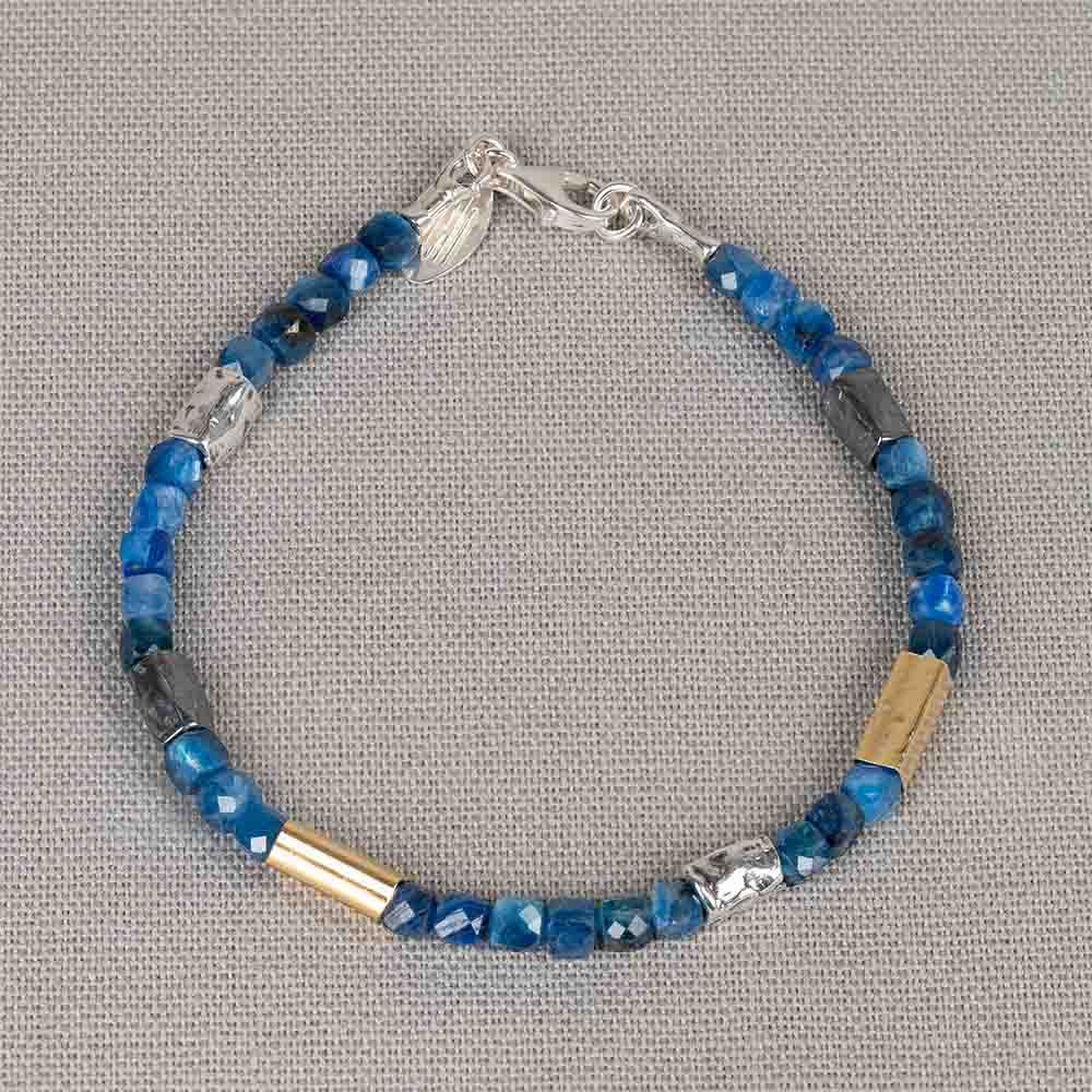 Armband edelstenen Kyaniet