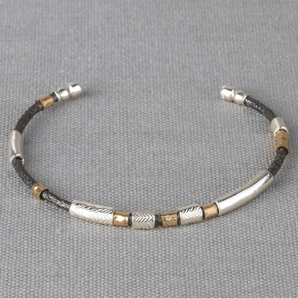 Klemarmband lucky drie kleuren