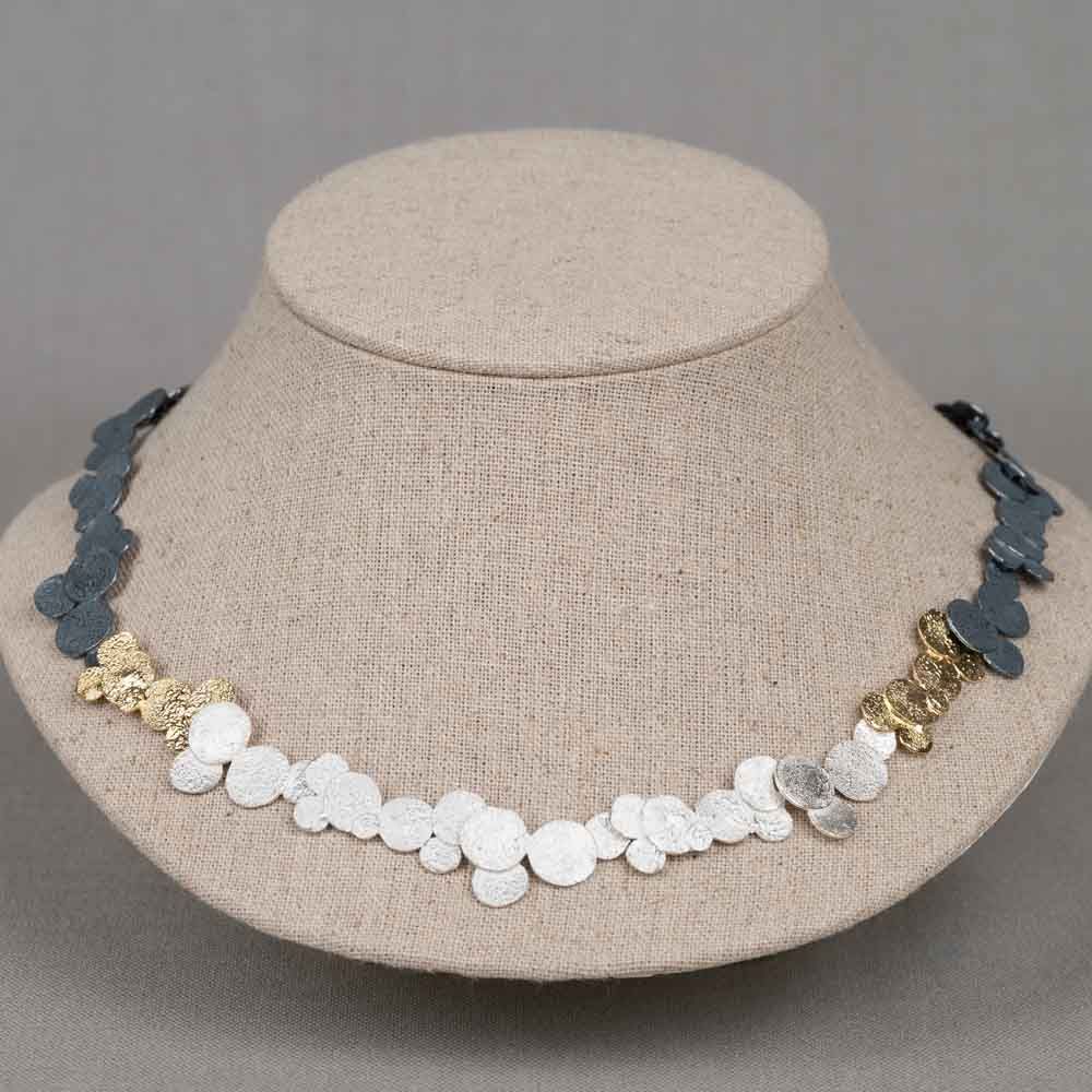 Collier wolken drie kleuren