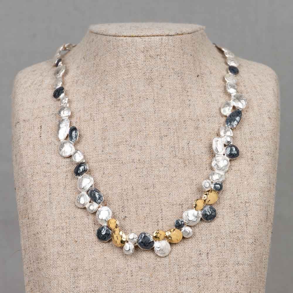 Collier zilver, oxy, verguld Ladybug 