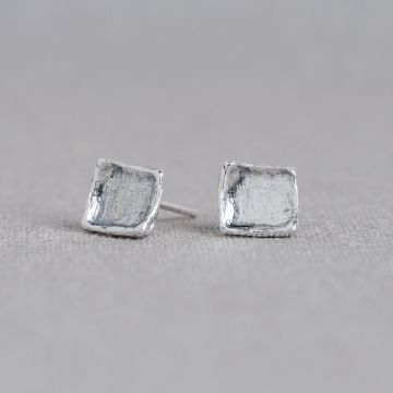 Ohrstecker oxy shiny quadratisch